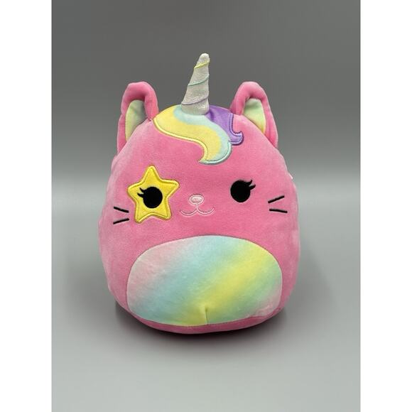 Squishmallows Sienna the Pink Caticorn W/ Star Eye Plush 8” Stuffed Animal - Picture 1 of 9